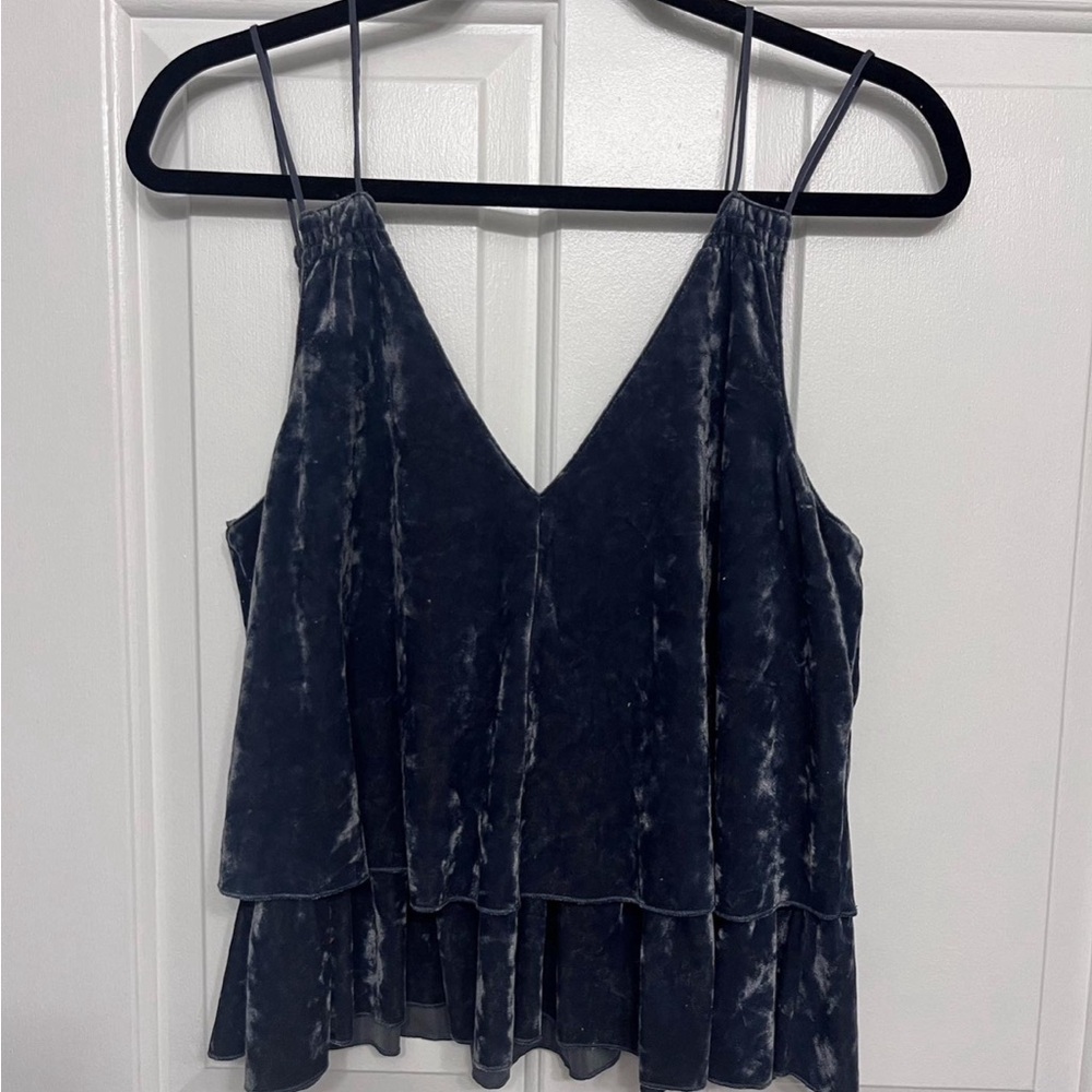 American Eagle velvet top size M